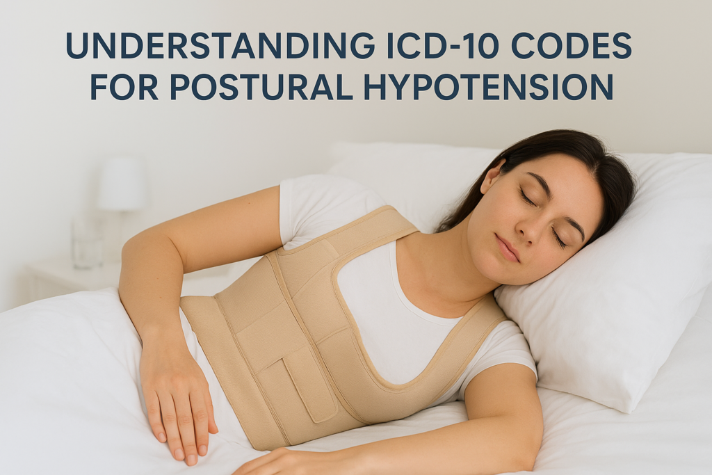 Understanding ICD-10 Codes for Postural Hypotension 1 Understanding ICD-10 Codes for Postural Hypotension