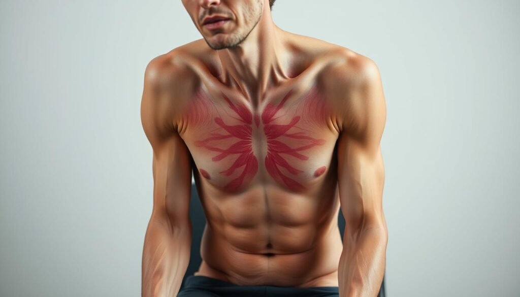 posture-related chest tightness symptoms